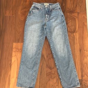 Madewell Curvy Perfect Vintage Straight Jean